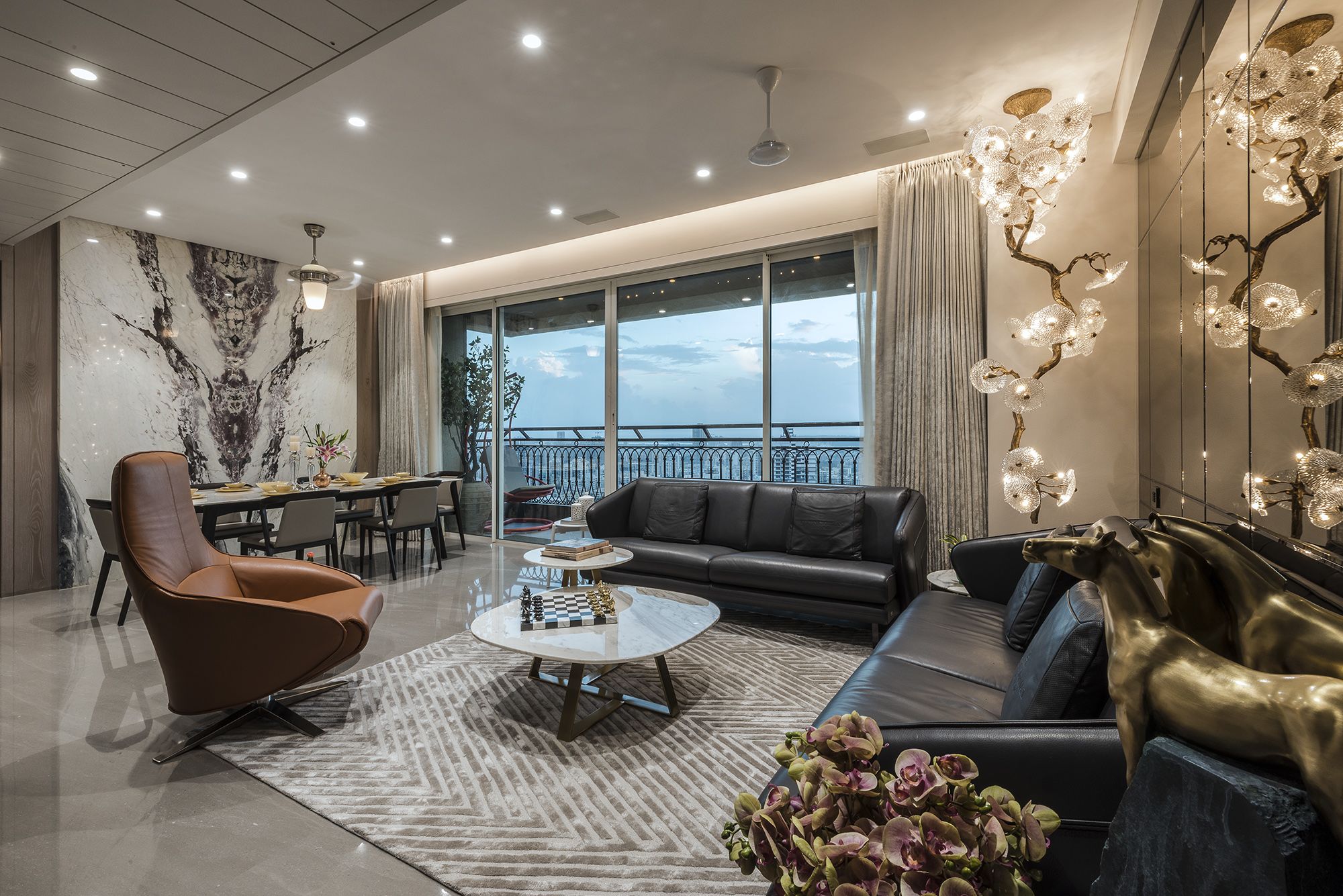 Thuê 4PN The Senique Hanoi giá tốt, Nam, tầng cao, full đồ
