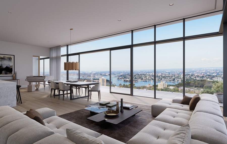 Thuê ngay căn hộ penthouse 5 phòng ngủ giá hấp dẫn, chung cư The Senique Hà Nội view hồ Đảo Cọ, hướng Tây Bắc